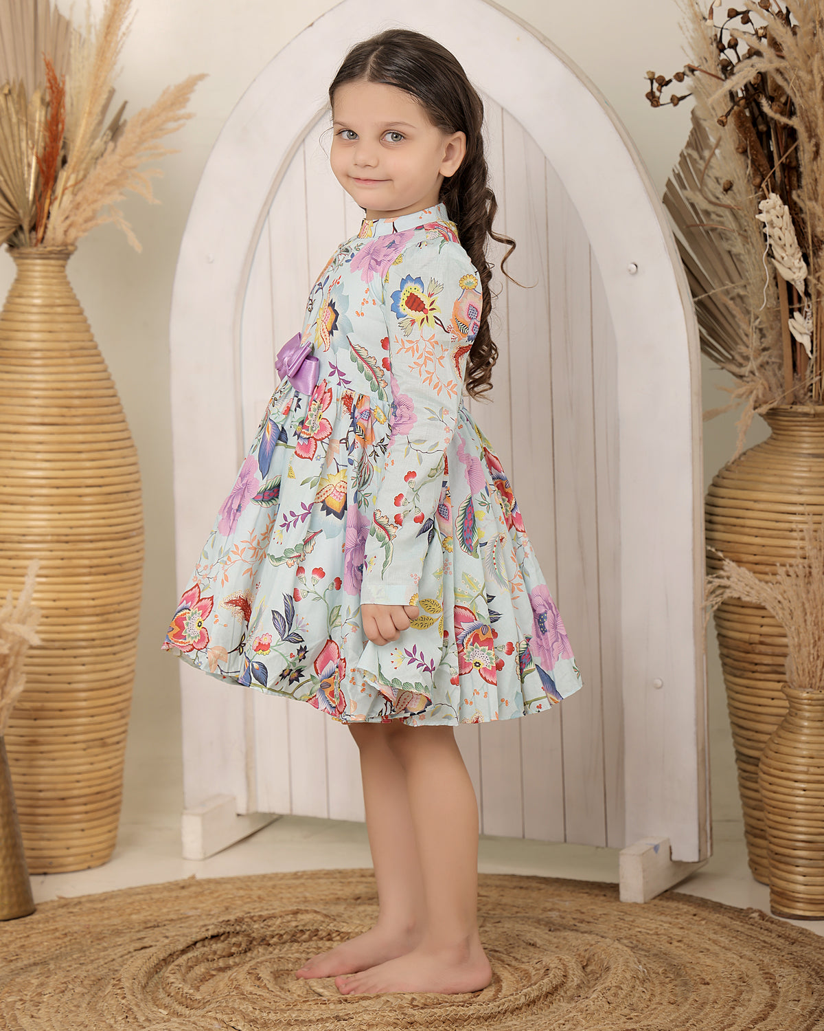AZURE BLOOM DRESS