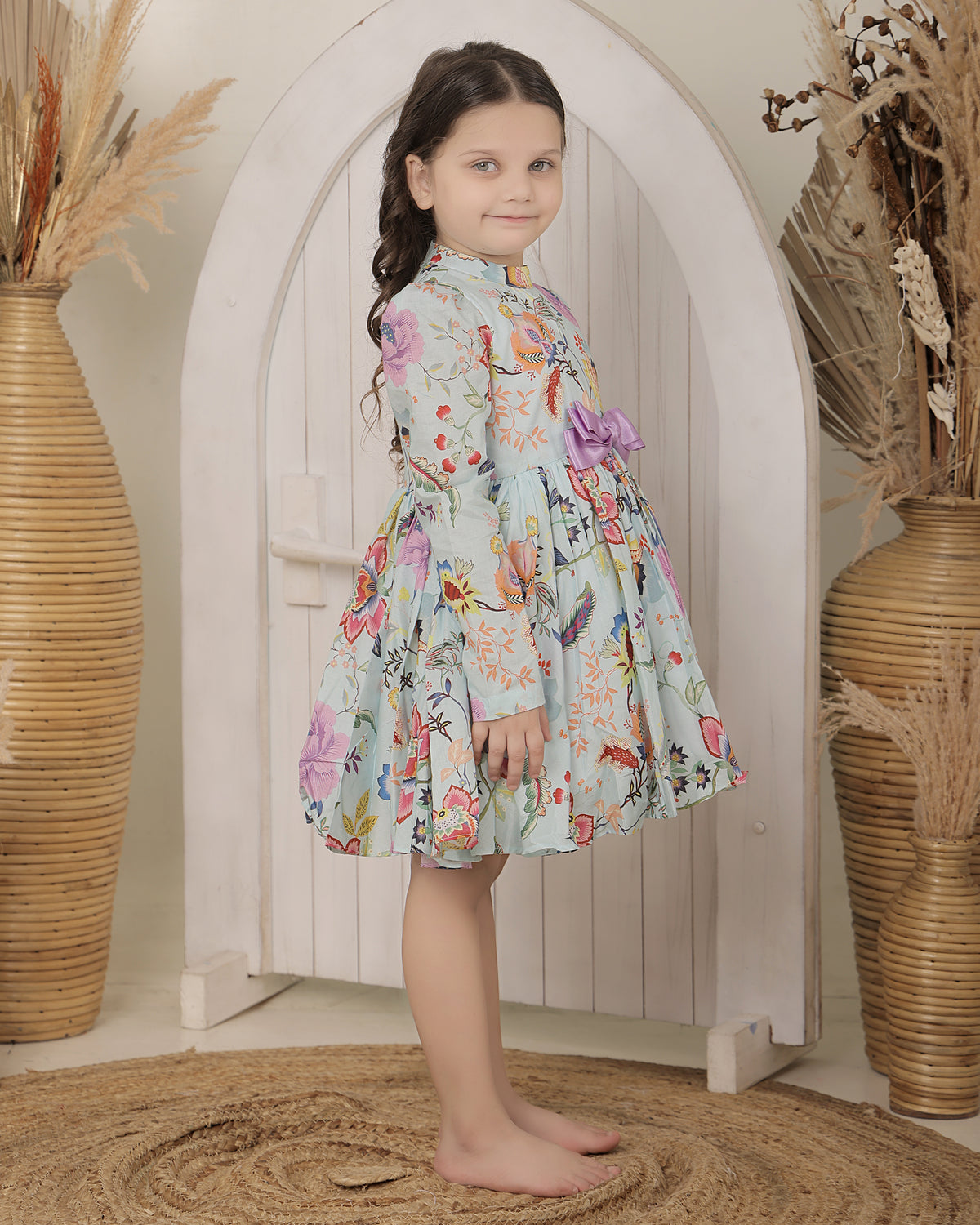 AZURE BLOOM DRESS