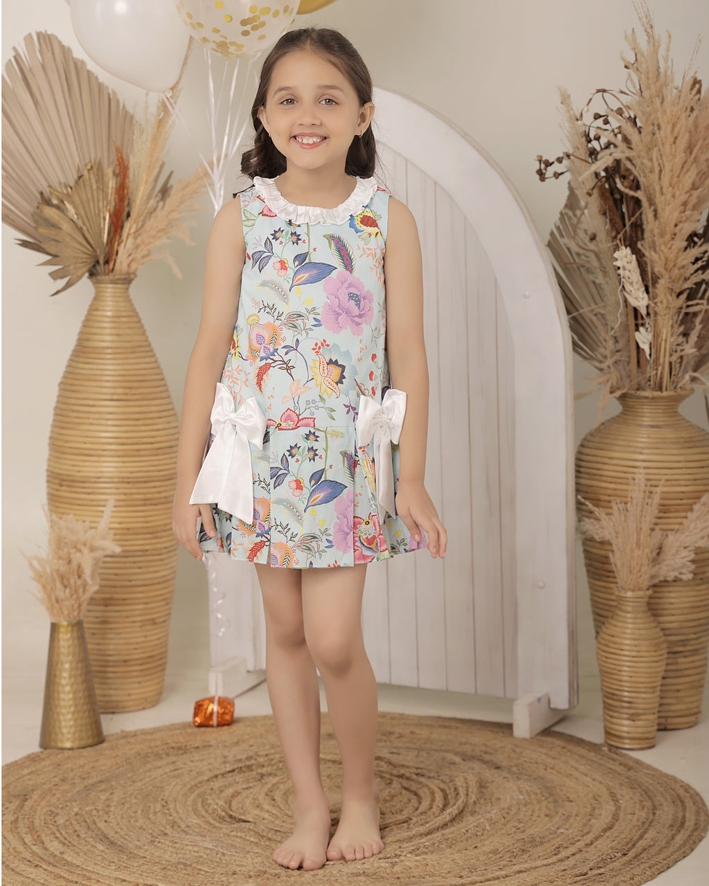 AZURE GARDEN DRESS