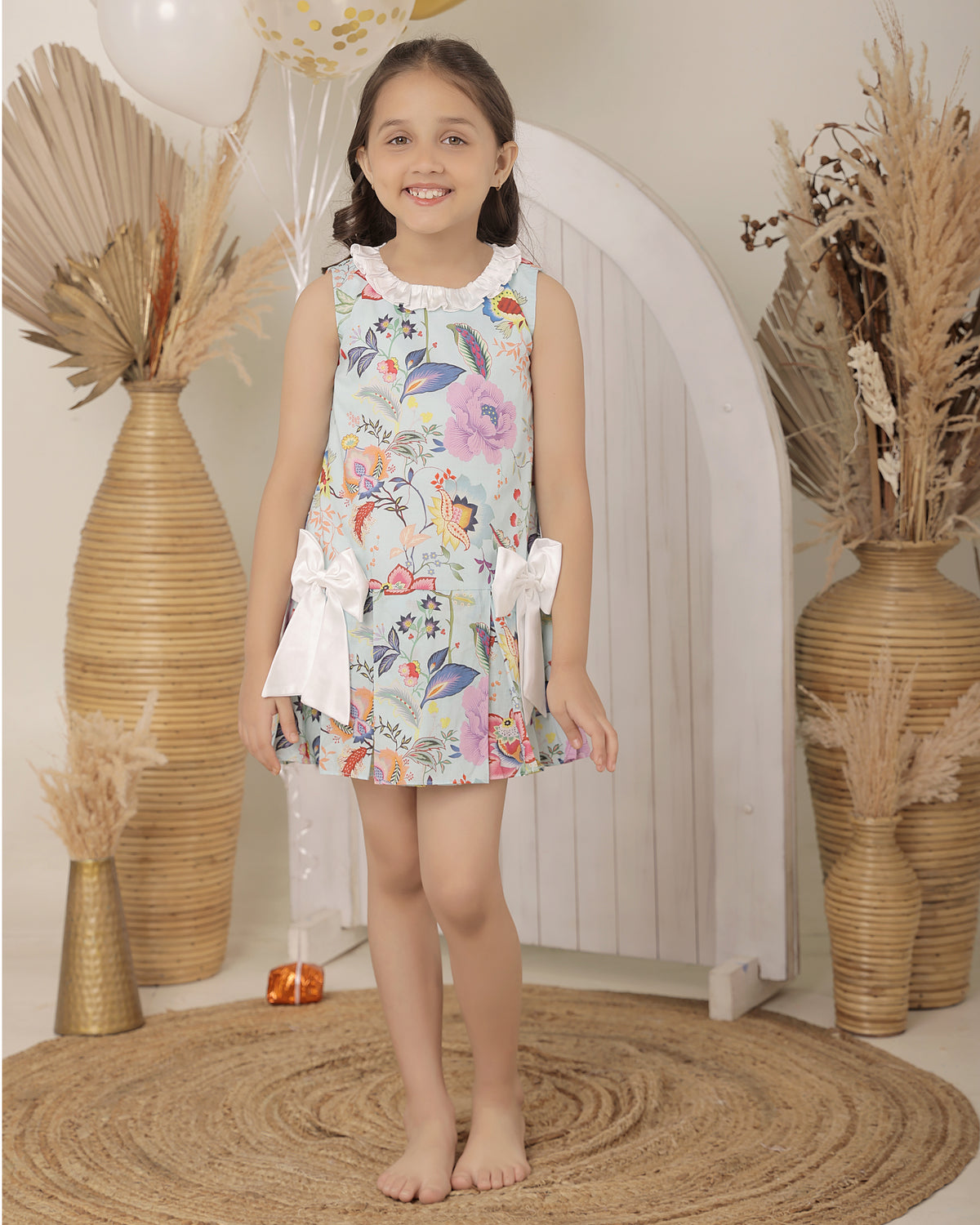 AZURE GARDEN DRESS