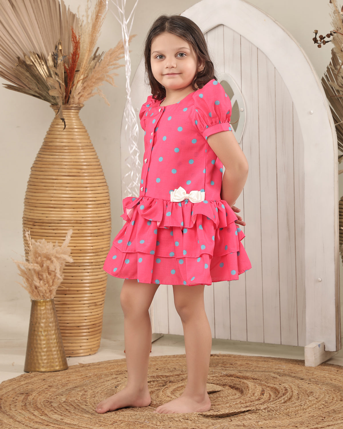LITTLE  MISS POLKA DRESS