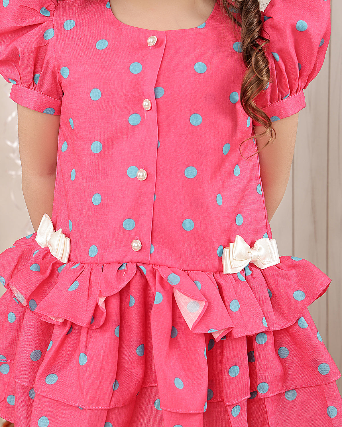 LITTLE  MISS POLKA DRESS